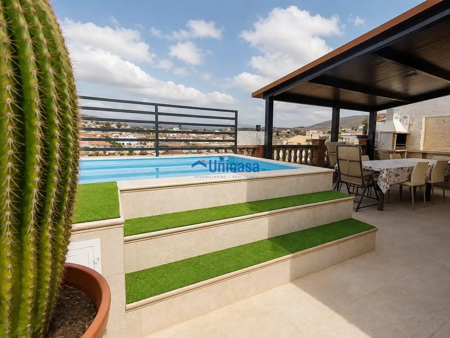 Terrace of Detached homes for sale in Málaga  with Air Conditioner, Heating and Storage room