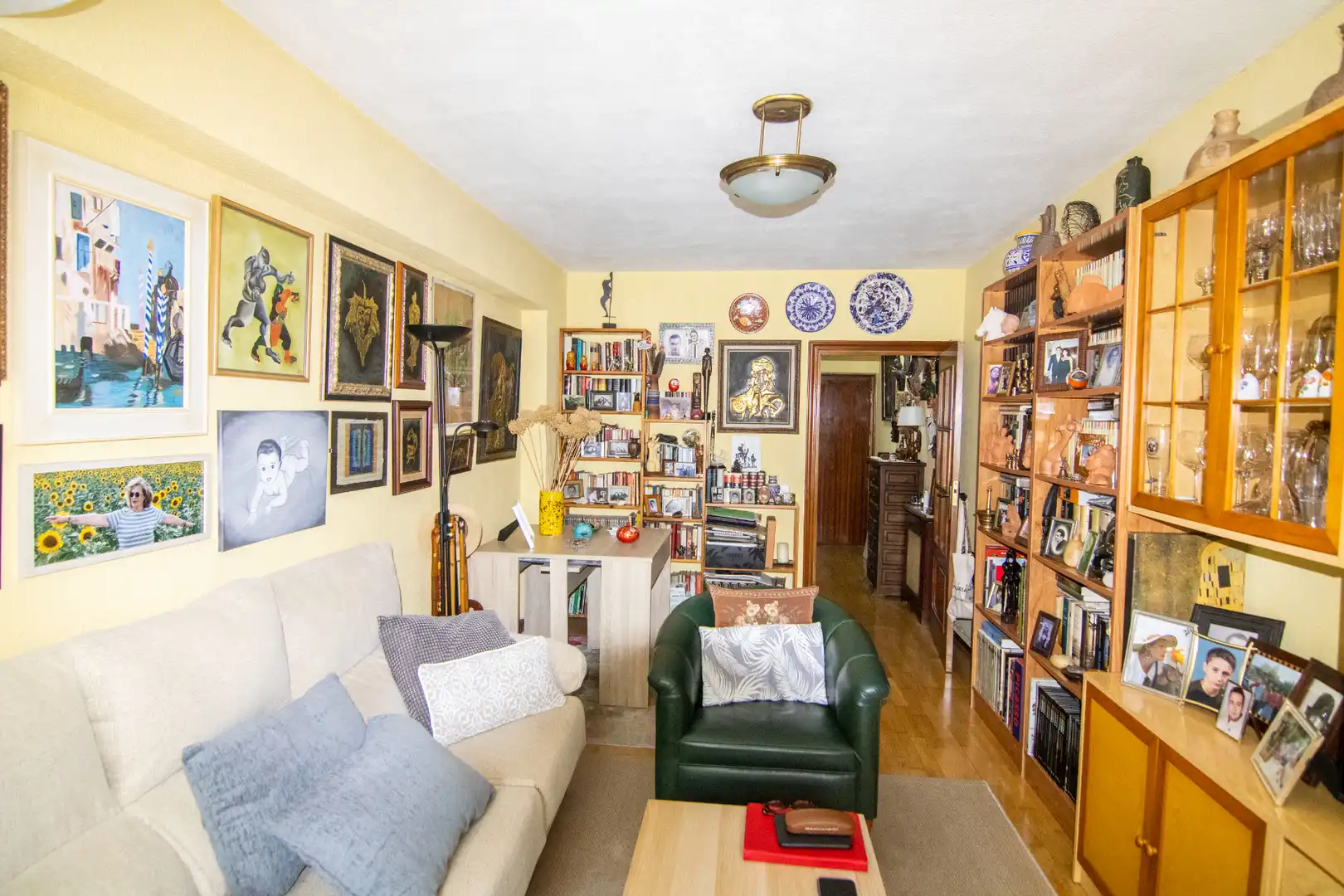 Sala de estar de Piso en venta en Madrid con Aire acondicionado y Amueblado