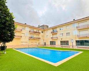 Exterior view of Flat for sale in L'Aldea  with Swimming Pool