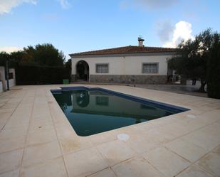 Swimming pool of House or chalet for sale in Catadau  with Private garden, Terrace and Storage room