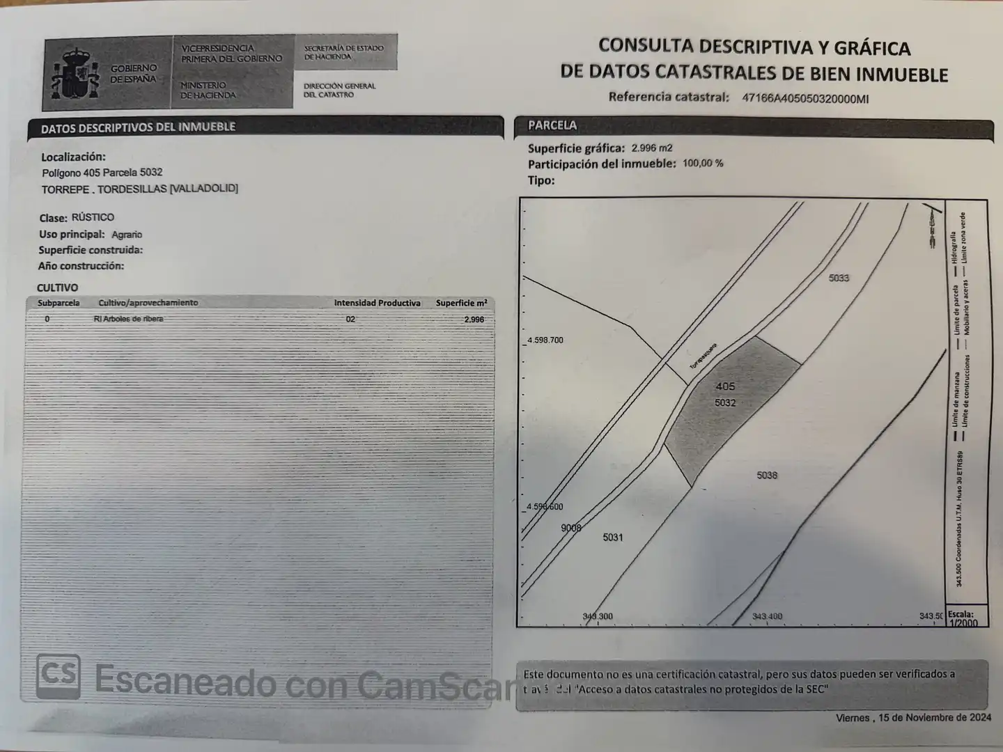 Terreno rústico en venta en Tordesillas, imagen 8