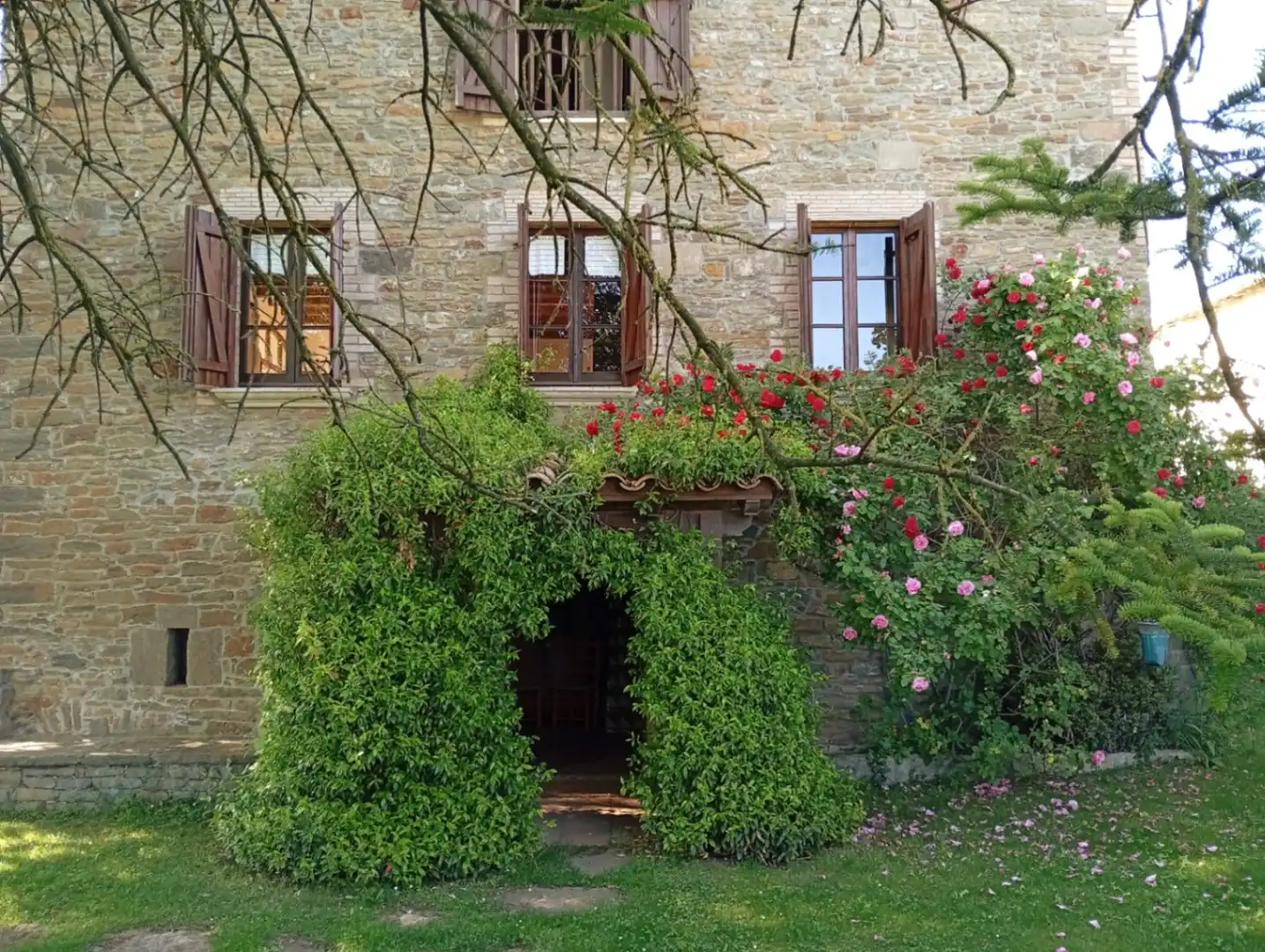 Jardín de Finca rústica en venta en Rupit i Pruit con Jardín privado