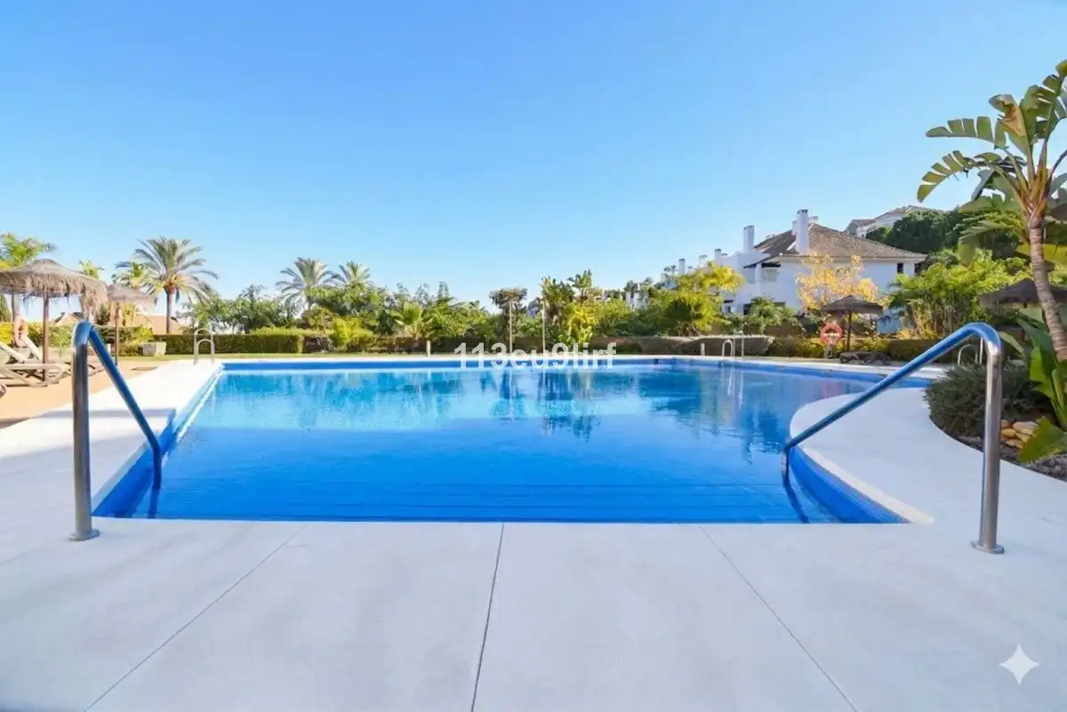 Jardín de Casa adosada de alquiler en Mijas con Aire acondicionado, Calefacción y Jardín privado