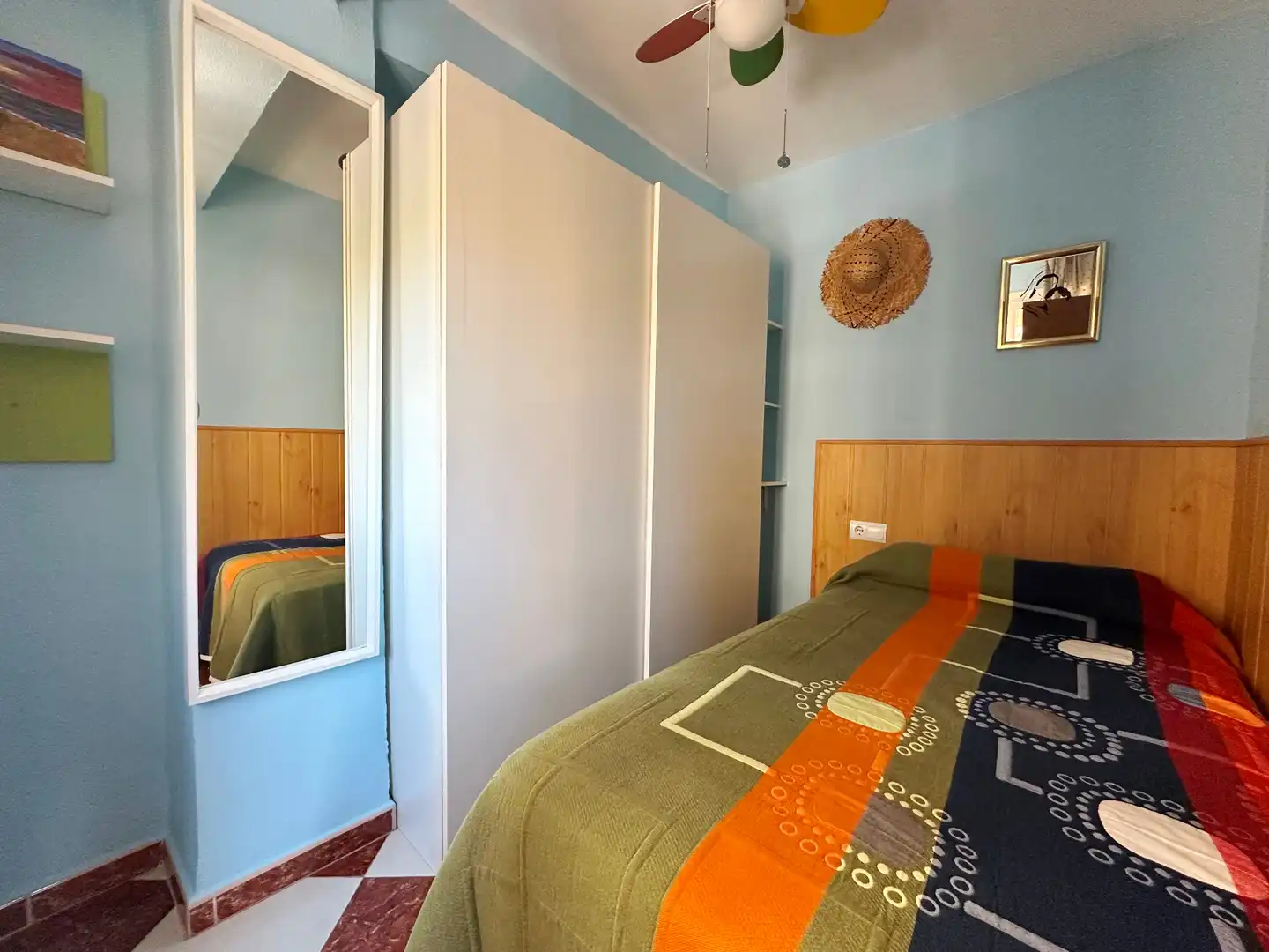 Bedroom of Flat for sale in Málaga