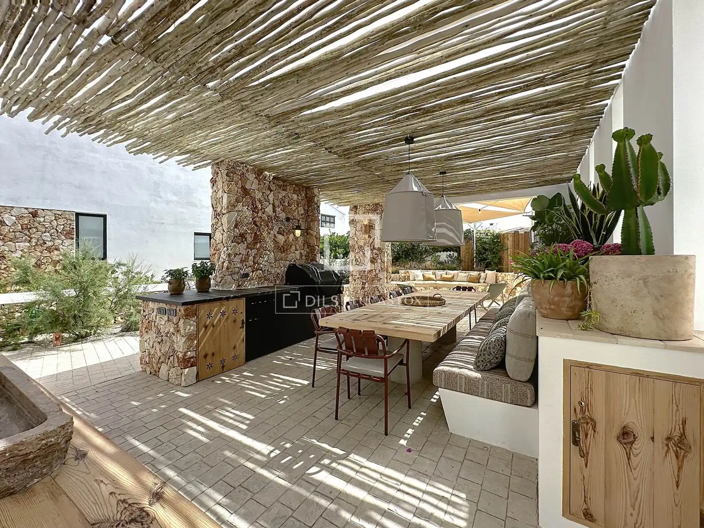 Terraza de Casa o chalet de alquiler en Ciutadella de Menorca con Aire acondicionado, Calefacción y Jardín privado