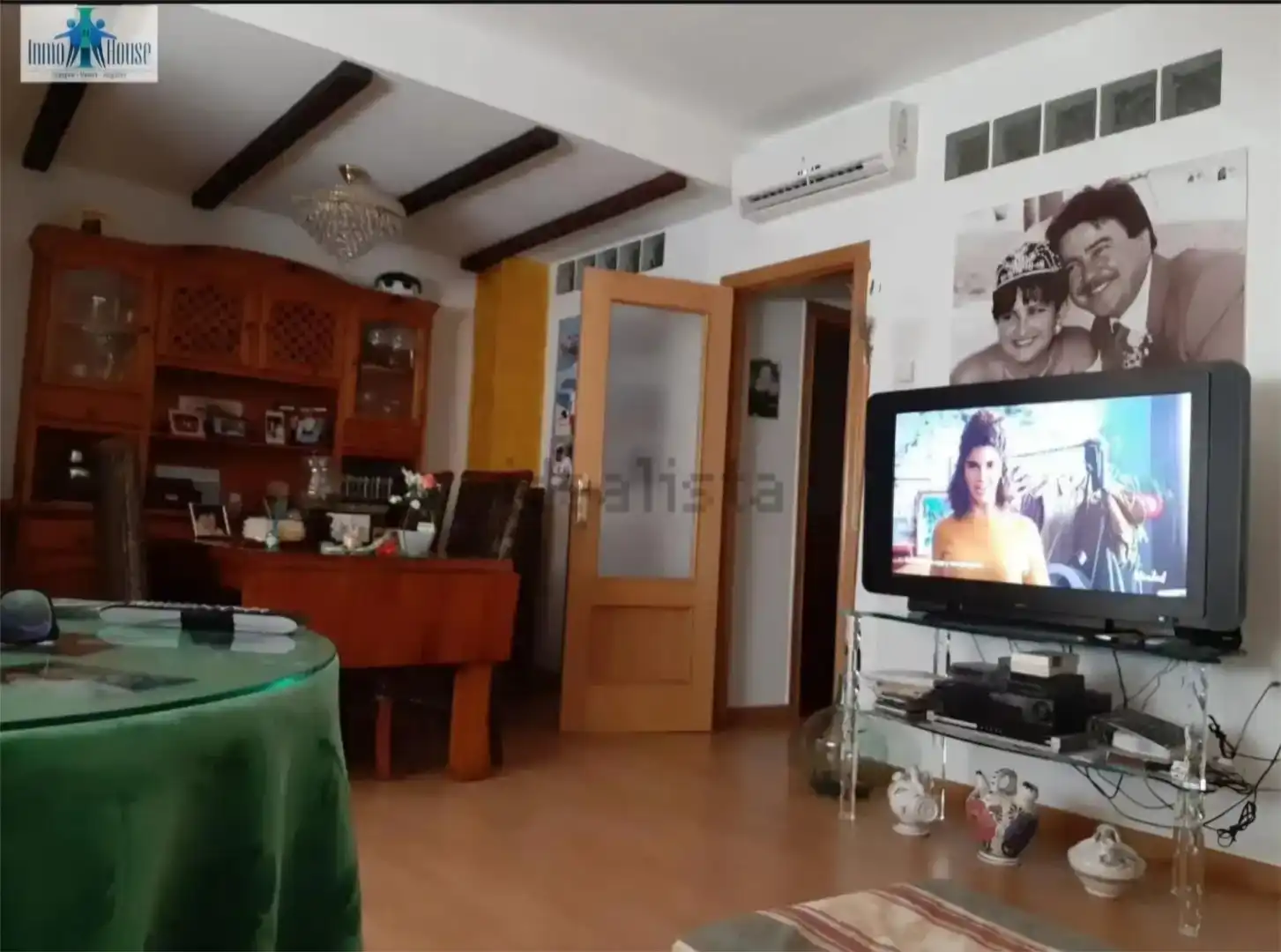 Sala d'estar de Dúplex en venda en Pozohondo amb Aire condicionat, Parquet i Moblat