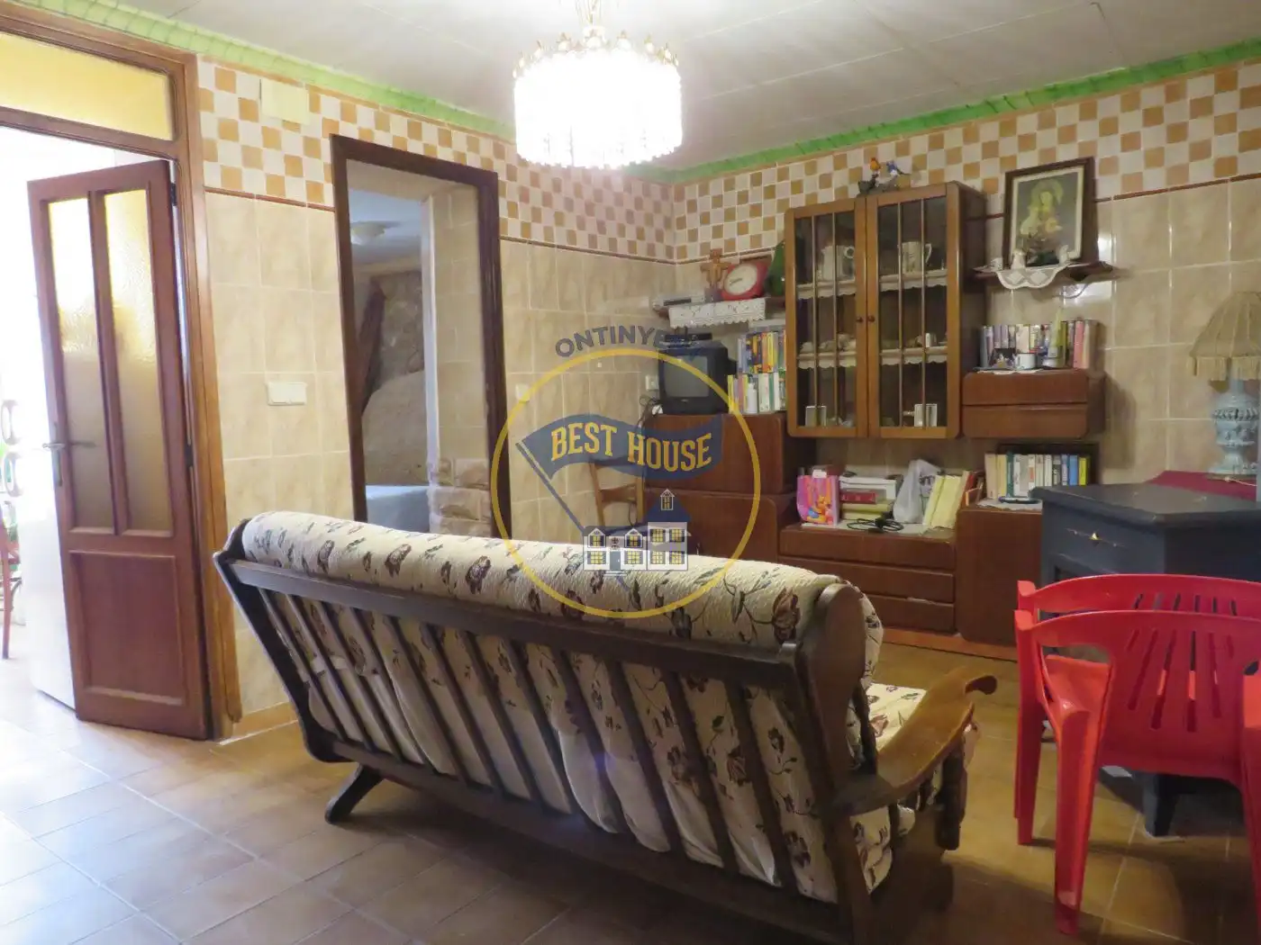 Living room of Houses for sale in Montesa  with Terrace and Furnished