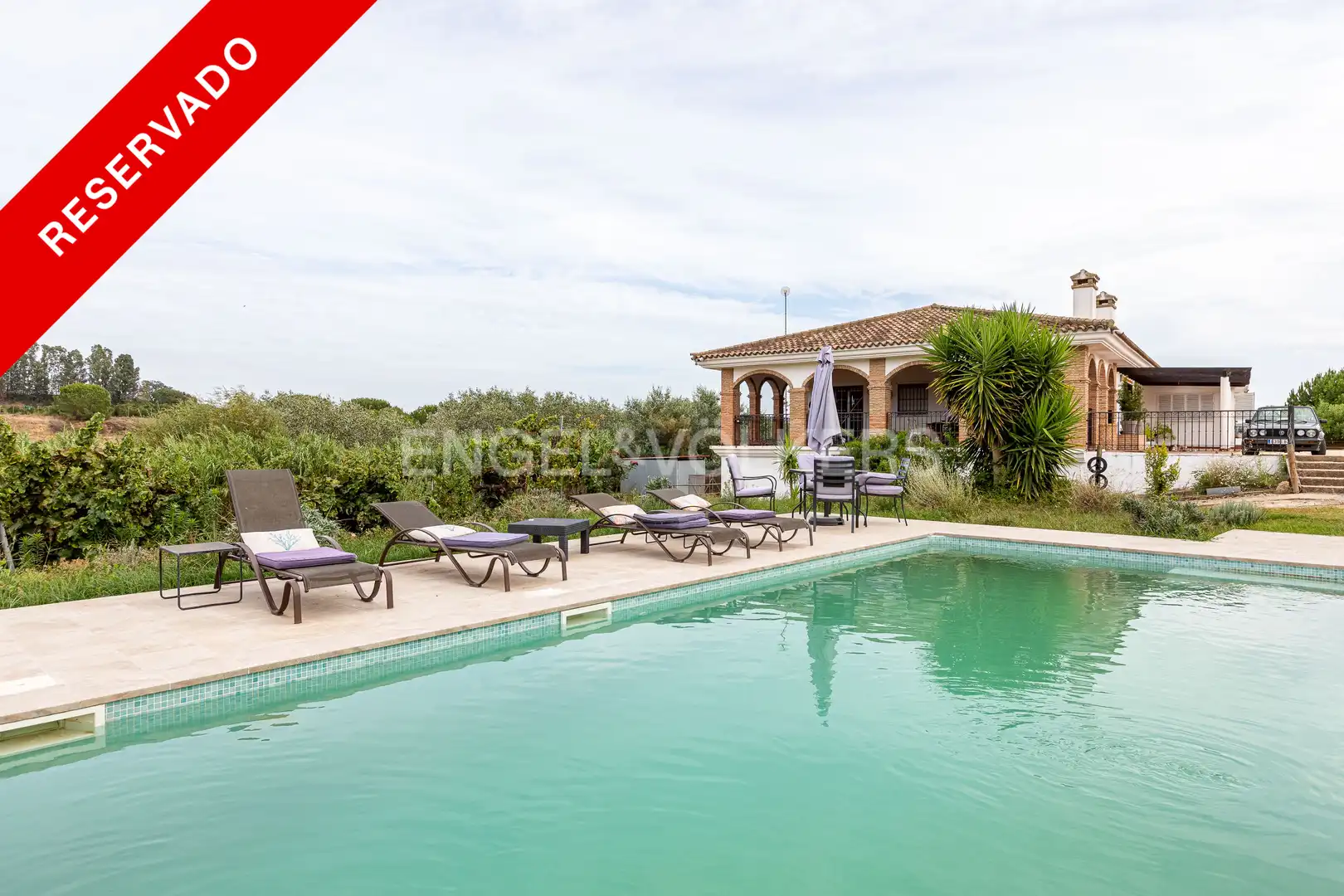 Piscina de Casa o xalet en venda en Cartaya amb Calefacció, Jardí privat i Terrassa
