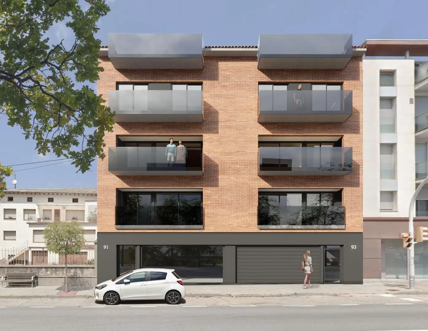 Vista exterior de Piso en venta en Sant Fruitós de Bages con Aire acondicionado, Calefacción y Parquet