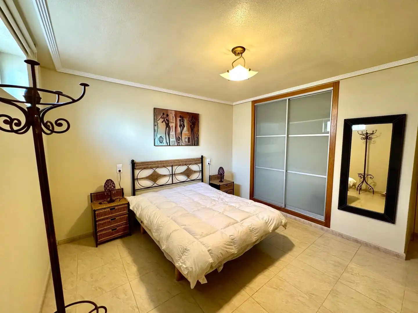 Schlafzimmer von Haus oder Chalet zur Miete in Guardamar del Segura mit Klimaanlage, Privatgarten und Terrasse
