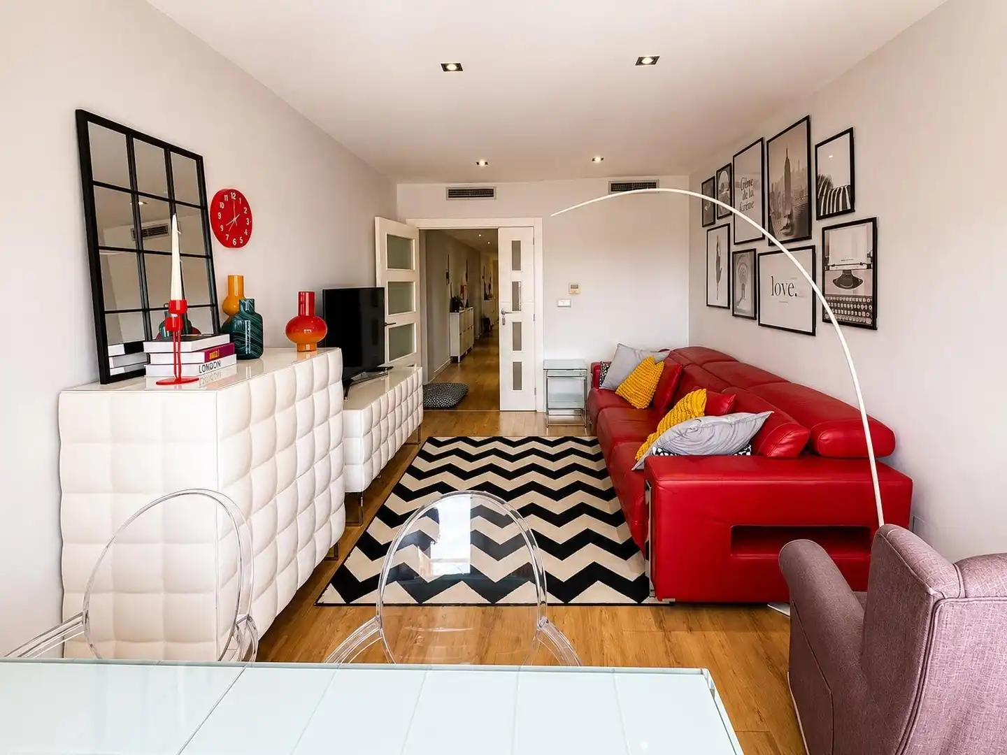 Sala d'estar de Apartament en venda en Pilar de la Horadada amb Aire condicionat, Terrassa i Traster