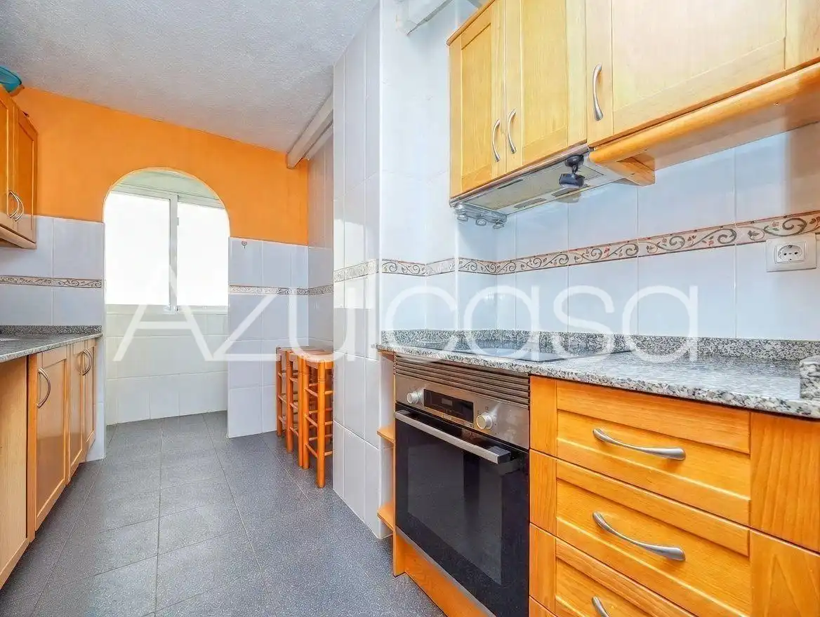 Kitchen of Flat for sale in El Campello  with Air Conditioner, Terrace and Furnished