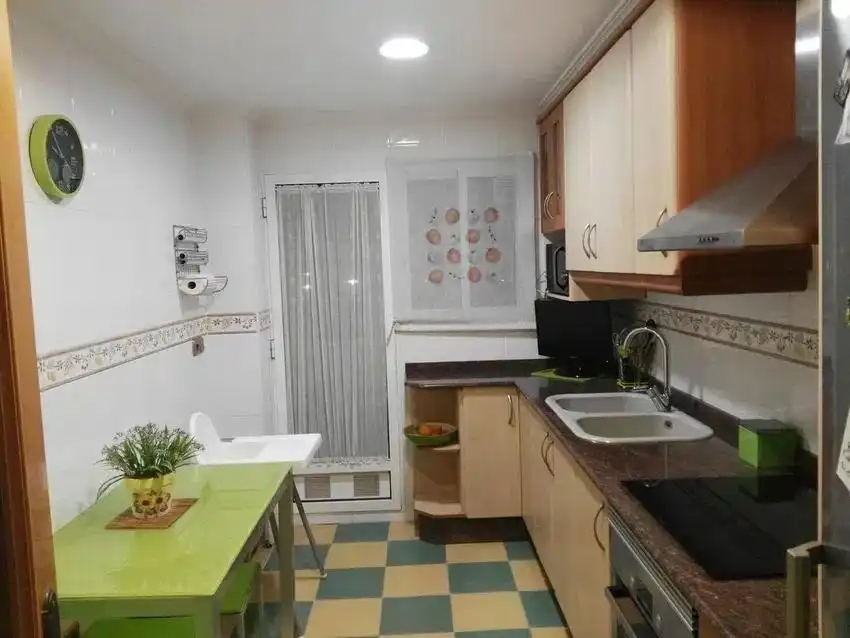 Kitchen of Flat for sale in Xirivella  with Heating, Furnished and Balcony
