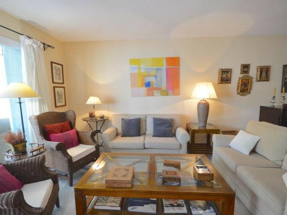 Living room of Apartment to rent in Marbella  with Air Conditioner, Terrace and Storage room