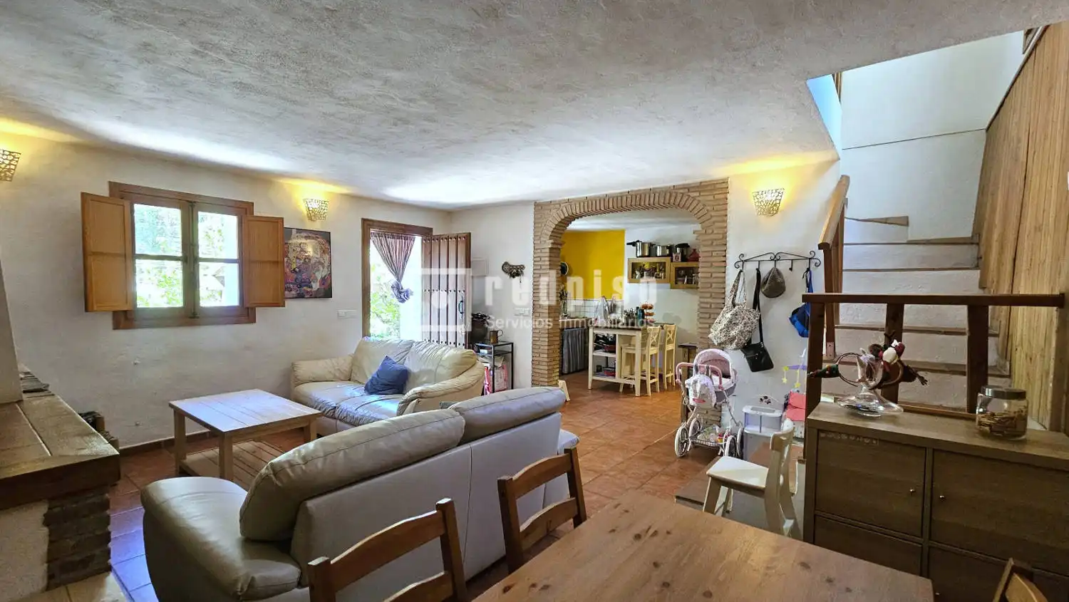 Sala de estar de Casa o chalet en venta en Arriate con Calefacción, Jardín privado y Terraza