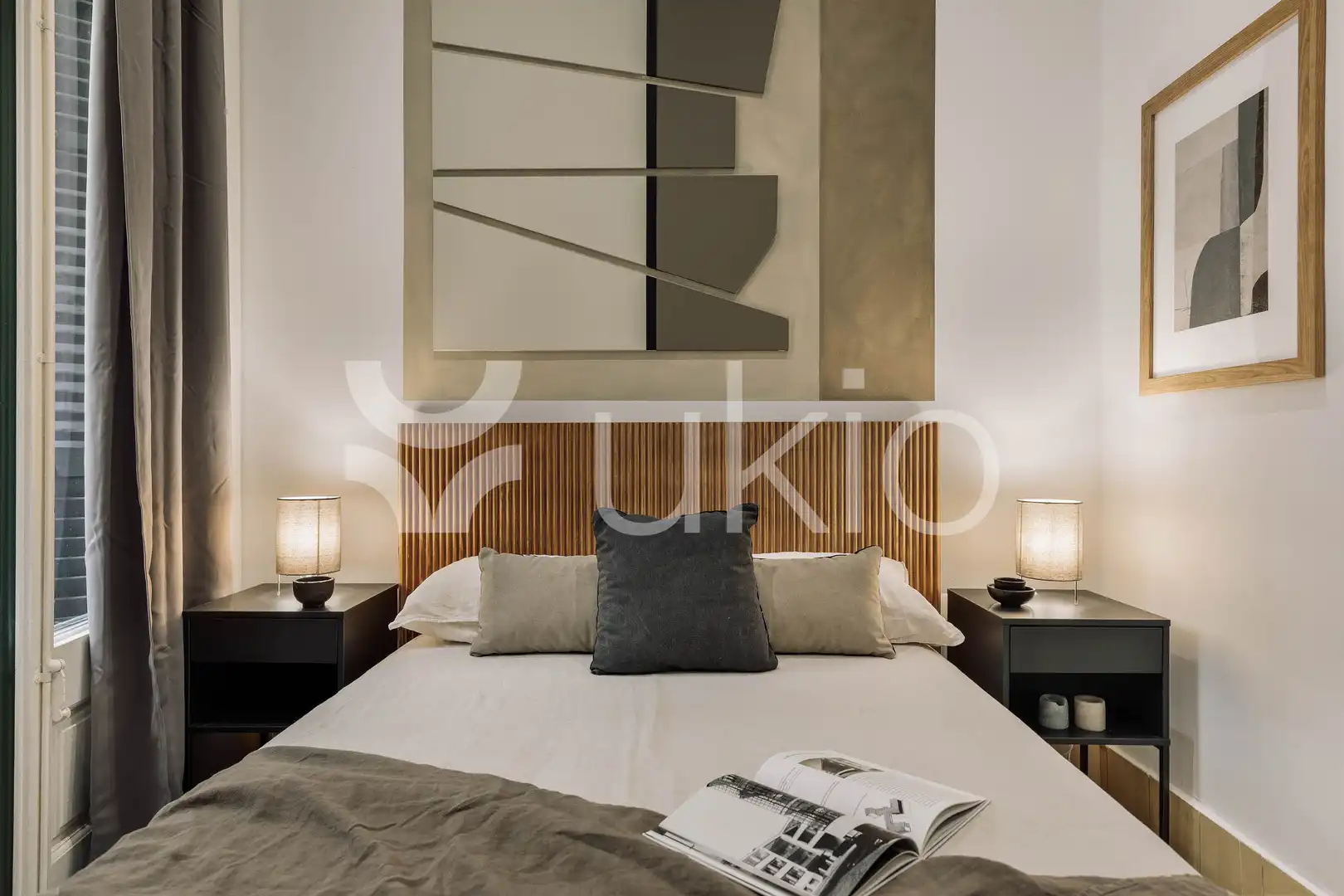 Habitación de Apartamento de alquiler en Barcelona con Aire acondicionado, Calefacción y Amueblado