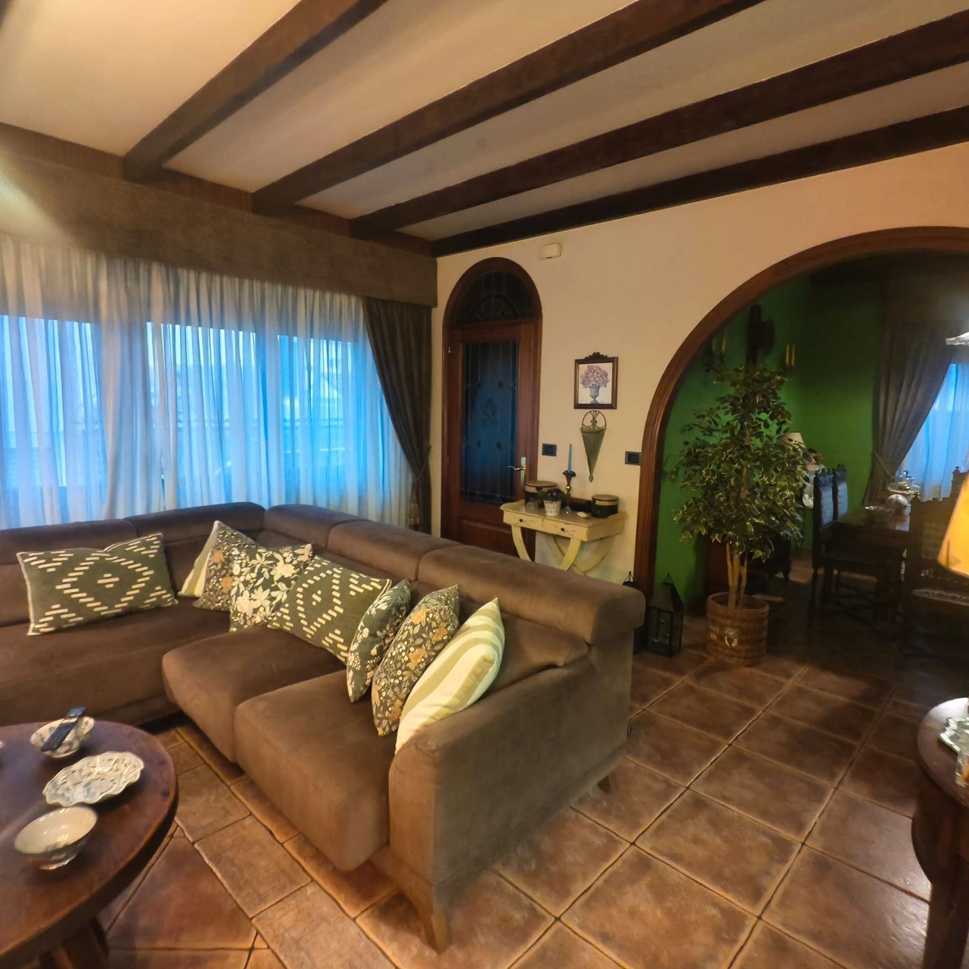 Sala de estar de Casa o chalet en venta en Arteixo con Calefacción, Jardín privado y Parquet