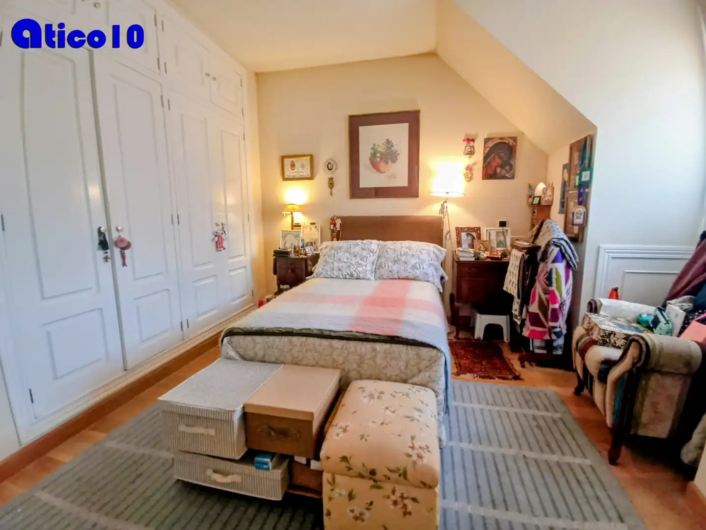 Bedroom of Attic for sale in Oviedo   with Heating, Parquet flooring and Terrace