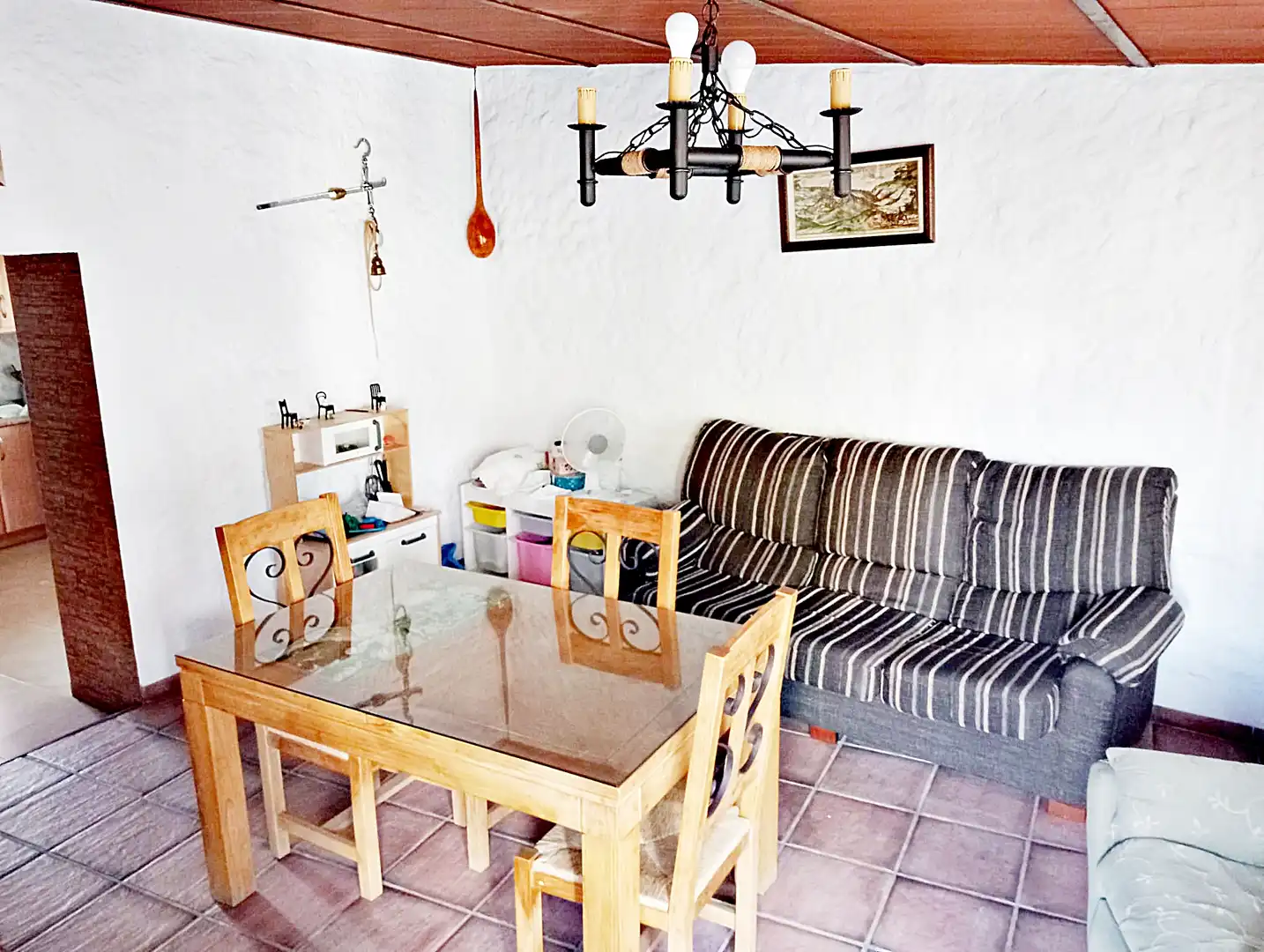 Esszimmer von Country house zum Verkauf in Carratraca mit Privatgarten, Terrasse und Möbliert