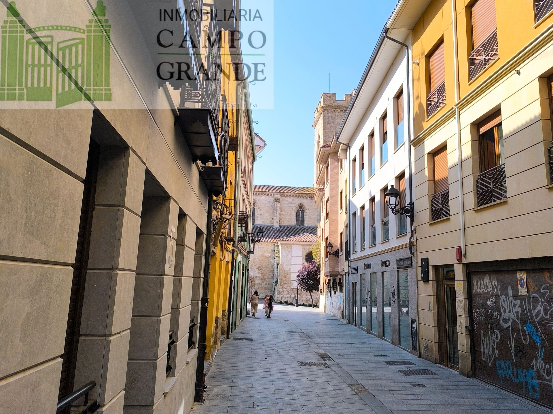 Vista exterior de Àtic en venda en Palencia Capital amb Calefacció