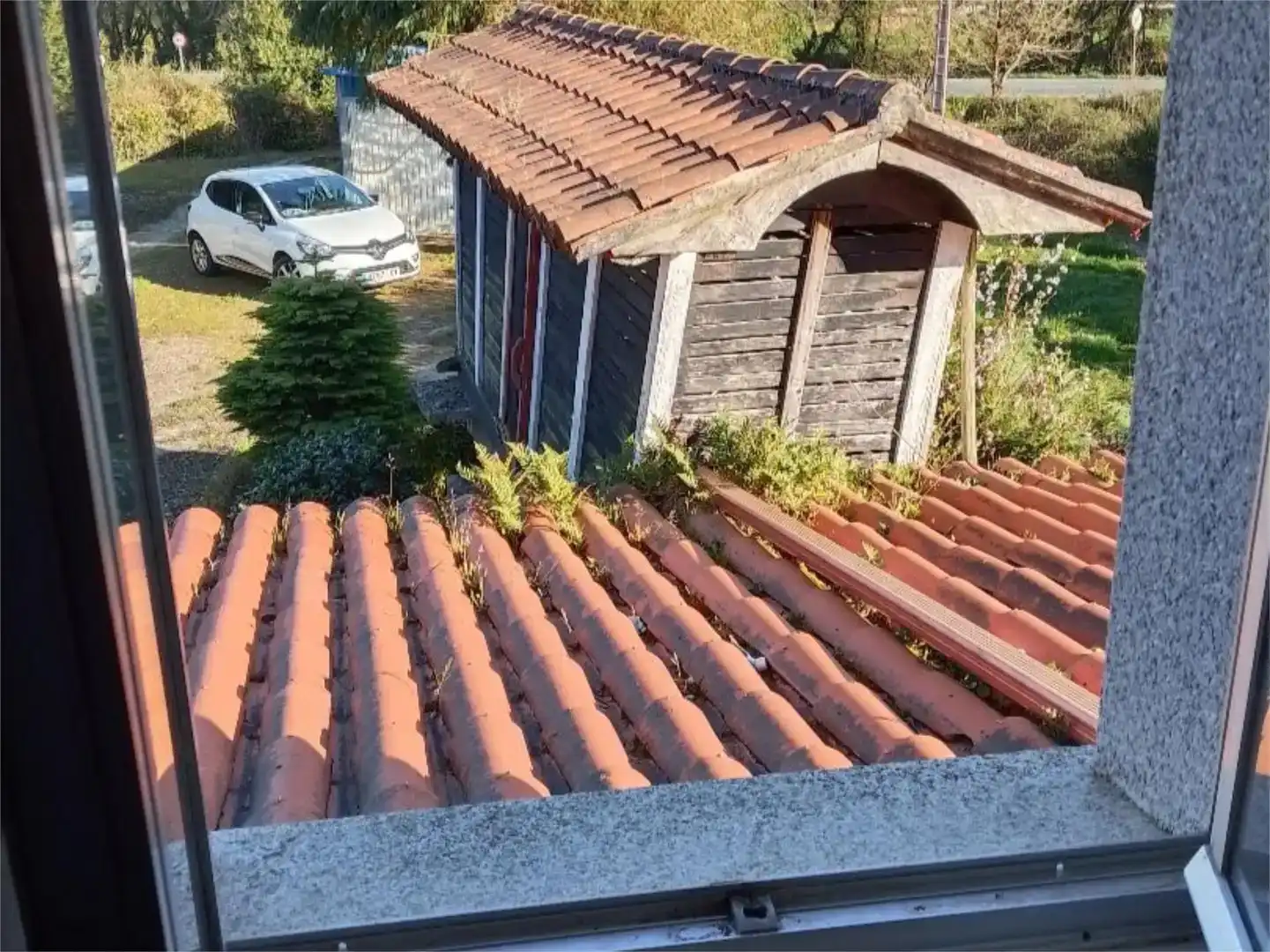 Vista exterior de Piso en venta en Curtis con Jardín privado, Parquet y Trastero