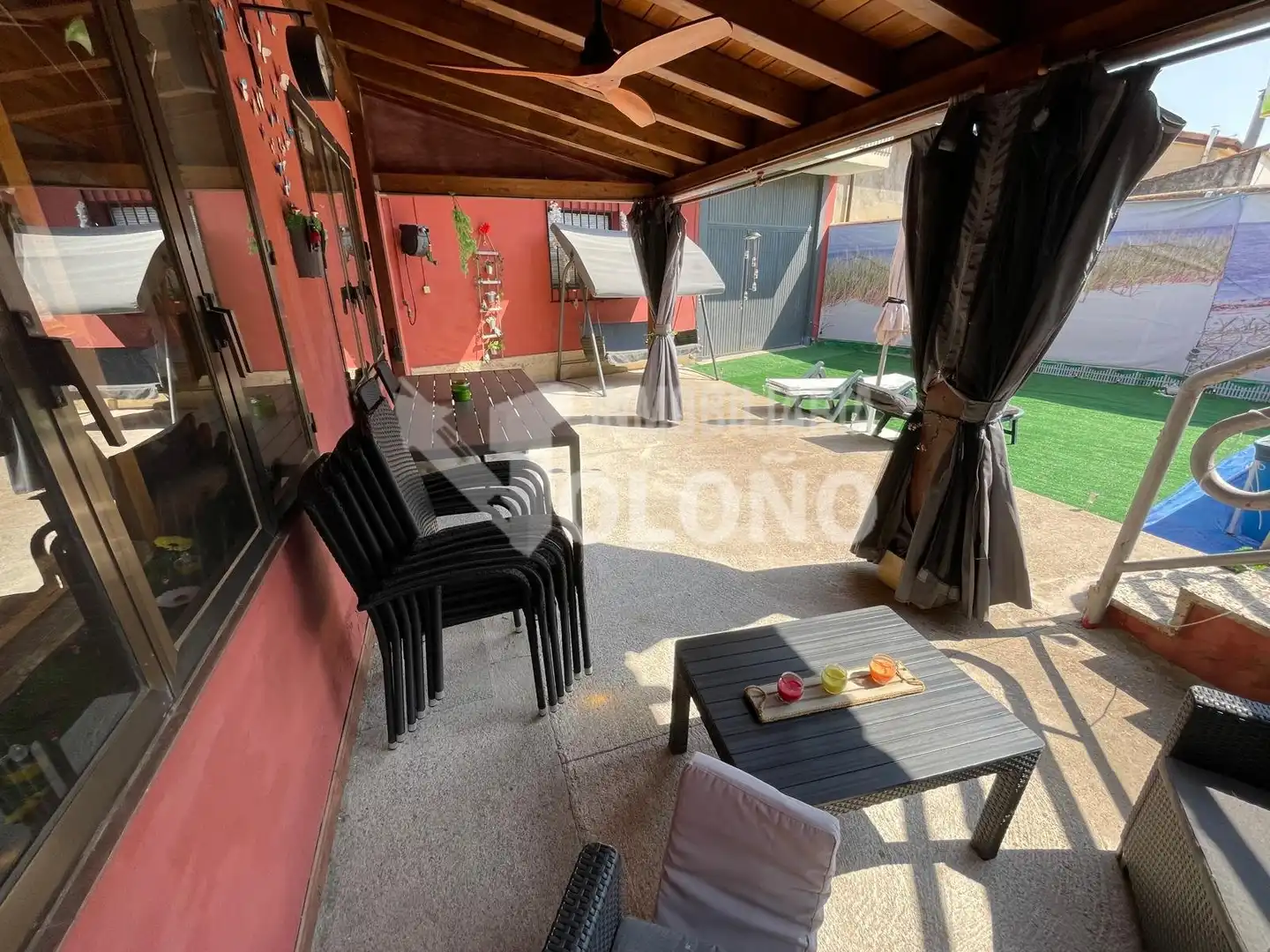 Terraza de Casa o chalet en venta en Rodezno con Calefacción, Jardín privado y Parquet