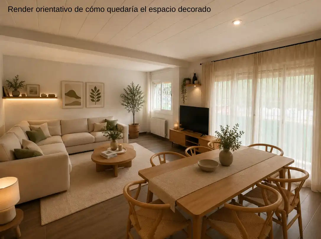 Sala d'estar de Pis en venda en Badalona amb Calefacció, Traster i Forn