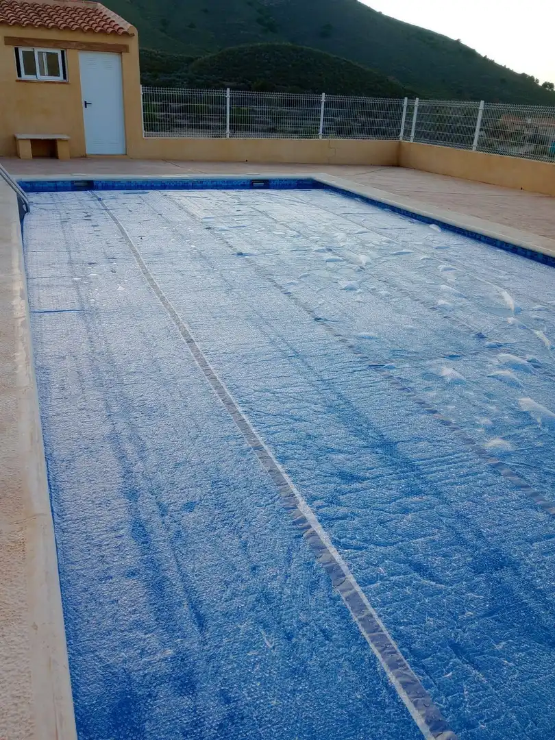 Piscina de Finca rústica en venda en Mazarrón amb Aire condicionat, Calefacció i Traster