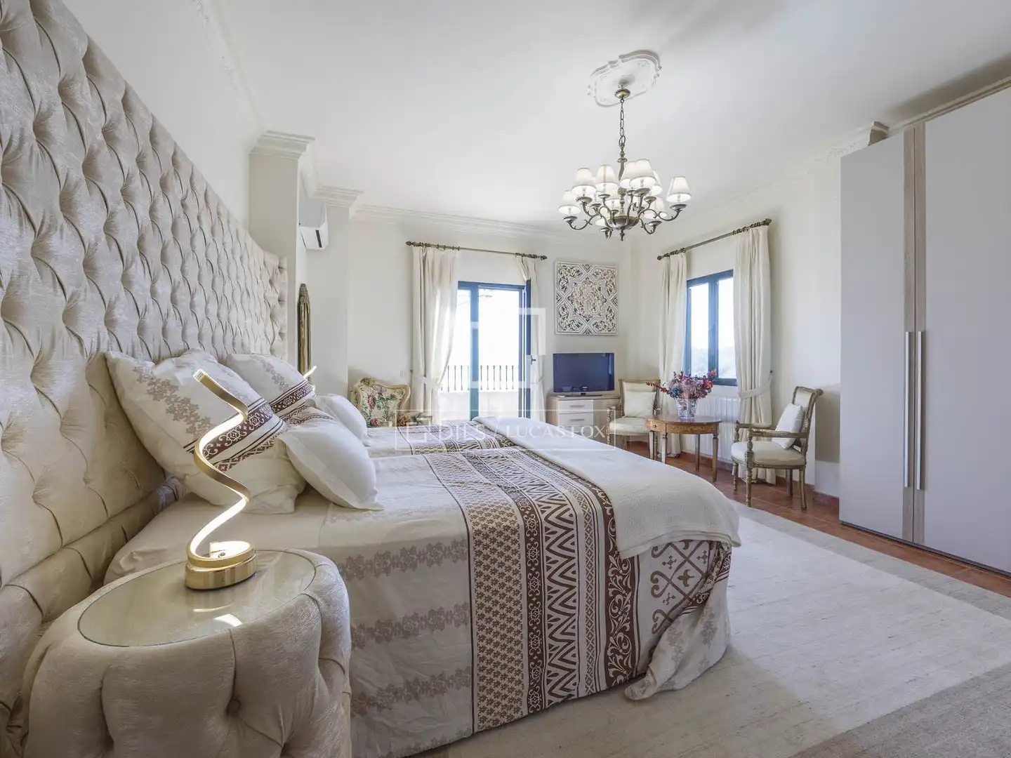 Habitación de Casa o chalet en venta en Cullera con Aire acondicionado, Jardín privado y Piscina