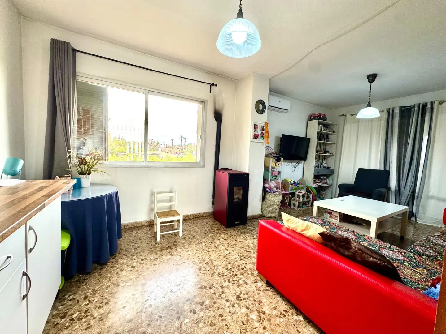 Living room of Houses for sale in Murcia  with Air Conditioner, Private garden and Terrace