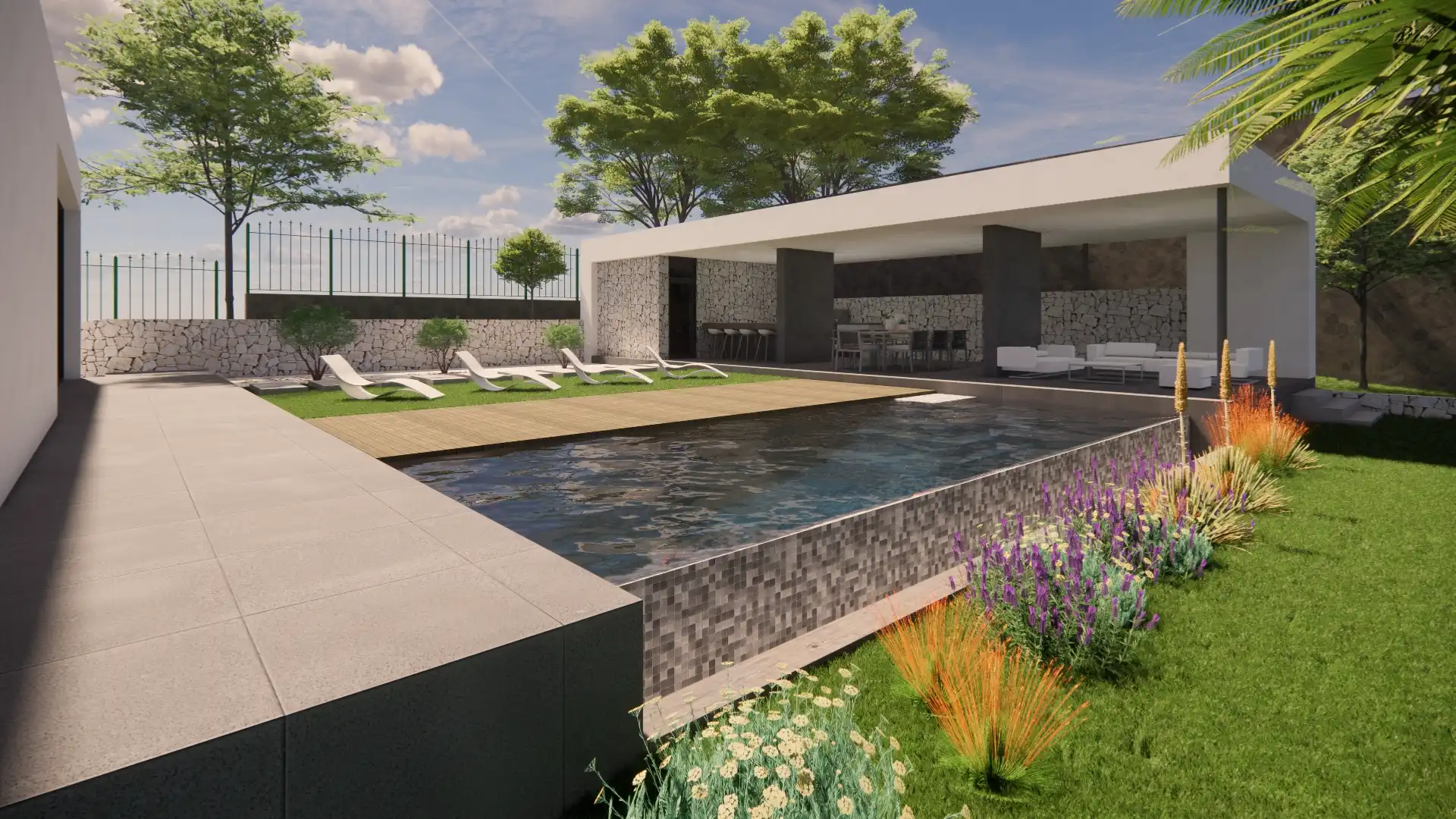 Piscina de Casa o chalet en venta en Sant Esteve Sesrovires con Aire acondicionado, Calefacción y Jardín privado