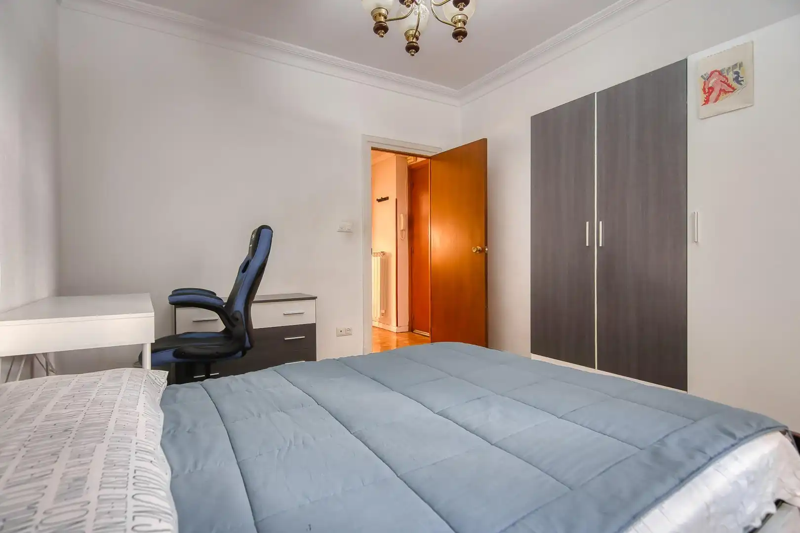 Bedroom of Flat for sale in  Pamplona / Iruña  with Heating, Storage room and Balcony