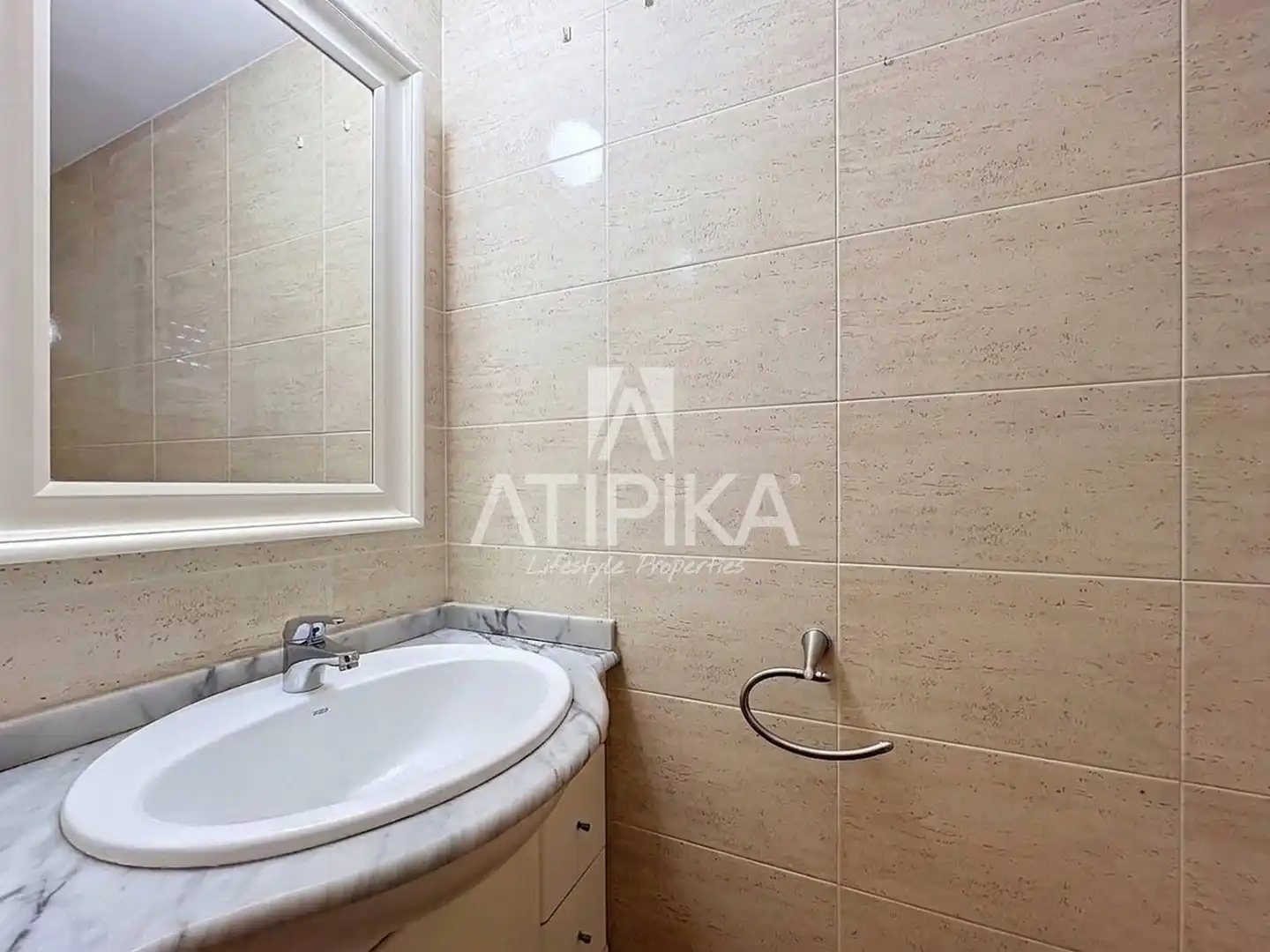 Badezimmer von Wohnung zur Miete in Castelldefels mit Klimaanlage, Heizung und Terrasse
