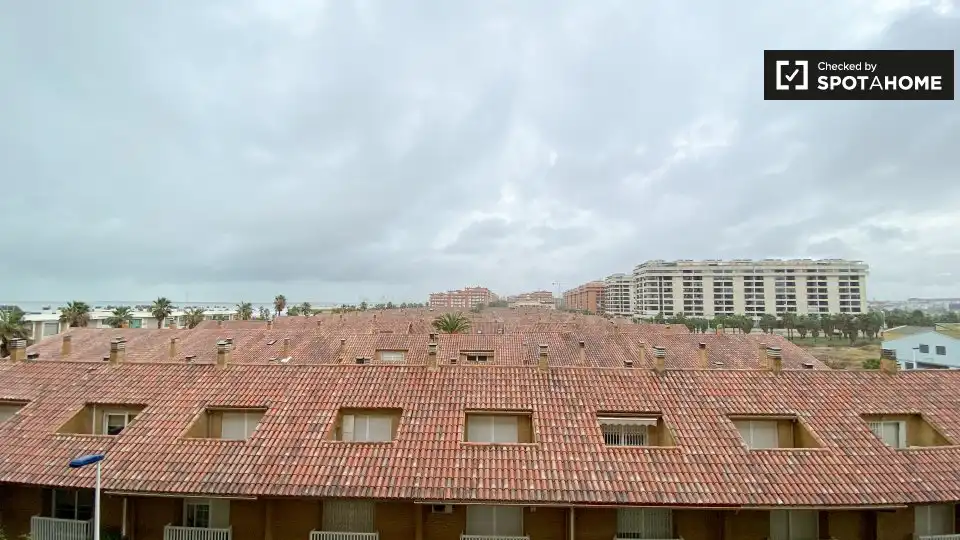 Exterior view of Flat for rent in Alboraya  with Air Conditioner, Heating and Furnished