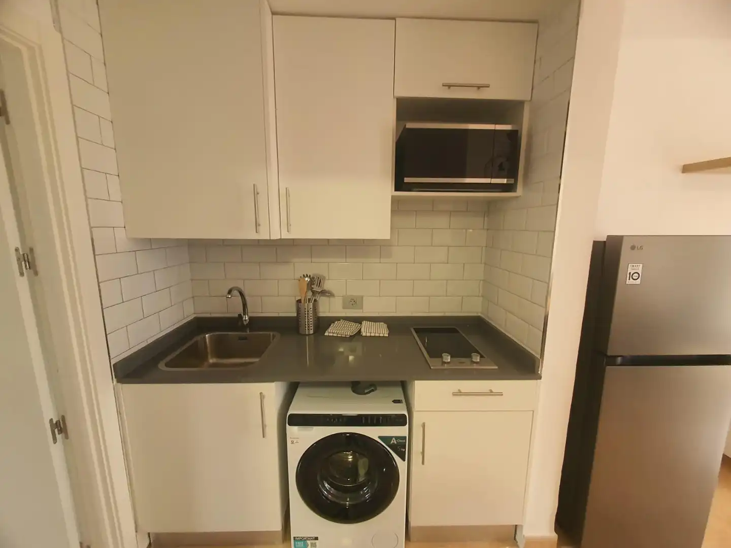 Kitchen of Apartments for rent in La Oliva  with Air Conditioner, Terrace and Furnished