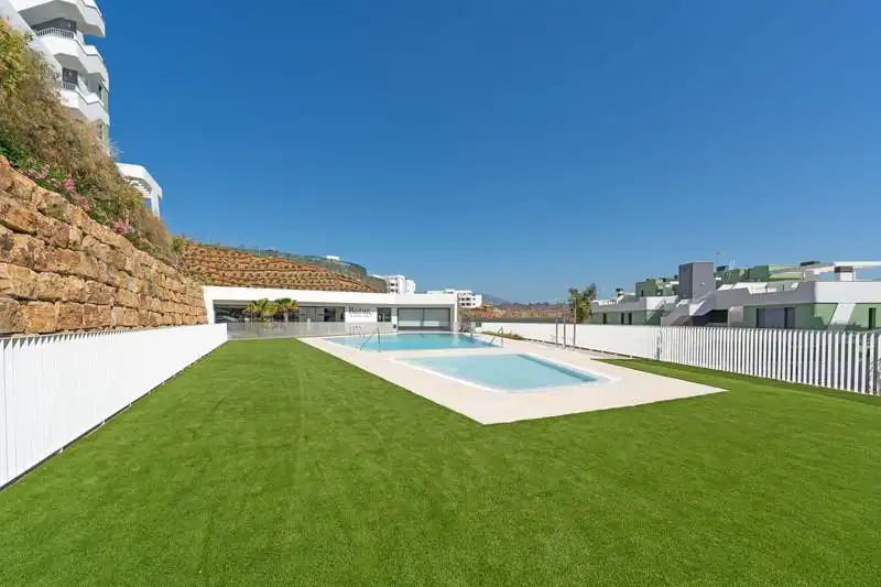 Swimming pool of Attic for rent in Mijas  with Air Conditioner, Heating and Terrace