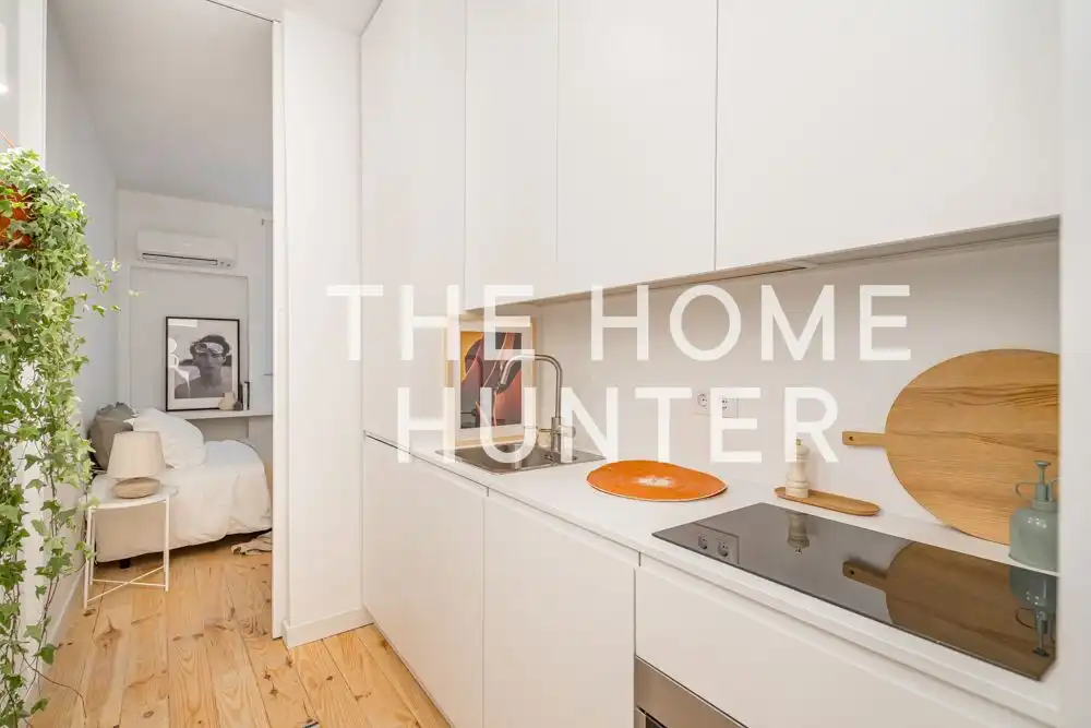 Kitchen of Flat for rent in Madrid  with Air Conditioner, Heating and Furnished