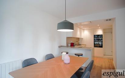 Dining room of Flat for sale in Girona Capital  with Air Conditioner, Terrace and Balcony