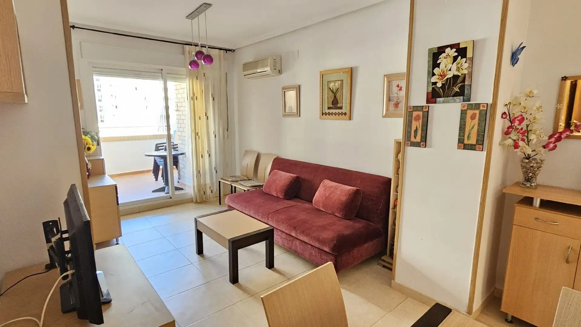 Sala d'estar de Apartament en venda en Oropesa del Mar / Orpesa amb Aire condicionat, Calefacció i Terrassa