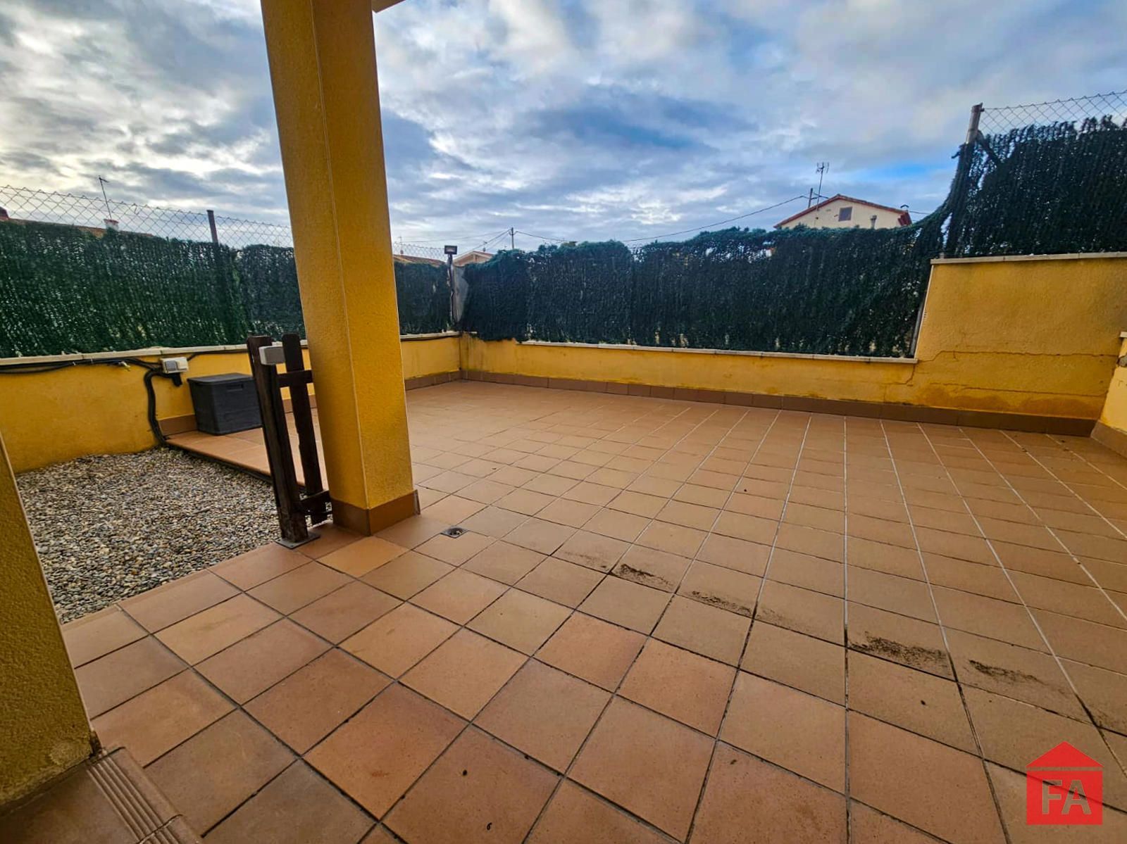 Terrace of Single-family semi-detached for sale in Santa Oliva  with Air Conditioner, Heating and Alarm