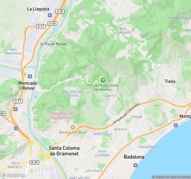 Vista exterior de Piso en venta en Badalona