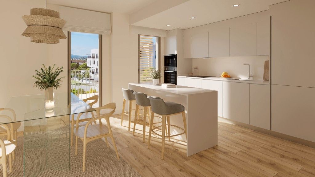 Cuina de Apartament en venda en Calvià amb Aire condicionat, Calefacció i Terrassa