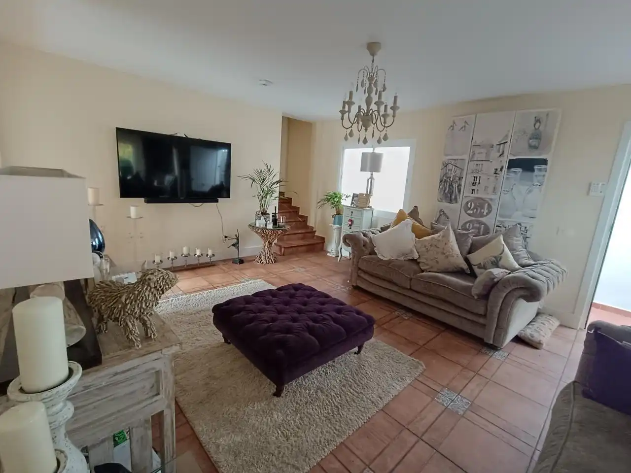 Living room of Houses for sale in Arona  with Private garden, Terrace and Alarm
