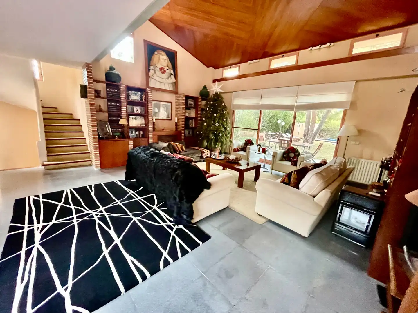 Sala d'estar de Casa o xalet en venda en Alicante / Alacant amb Aire condicionat, Calefacció i Jardí privat