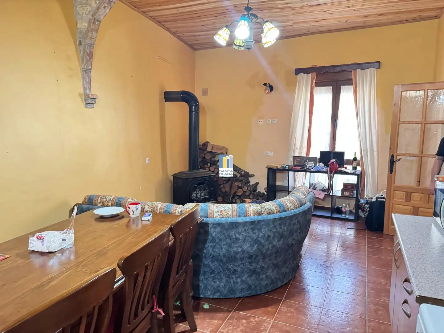 Living room of Houses for sale in Villalonso  with Storage room and Swimming Pool