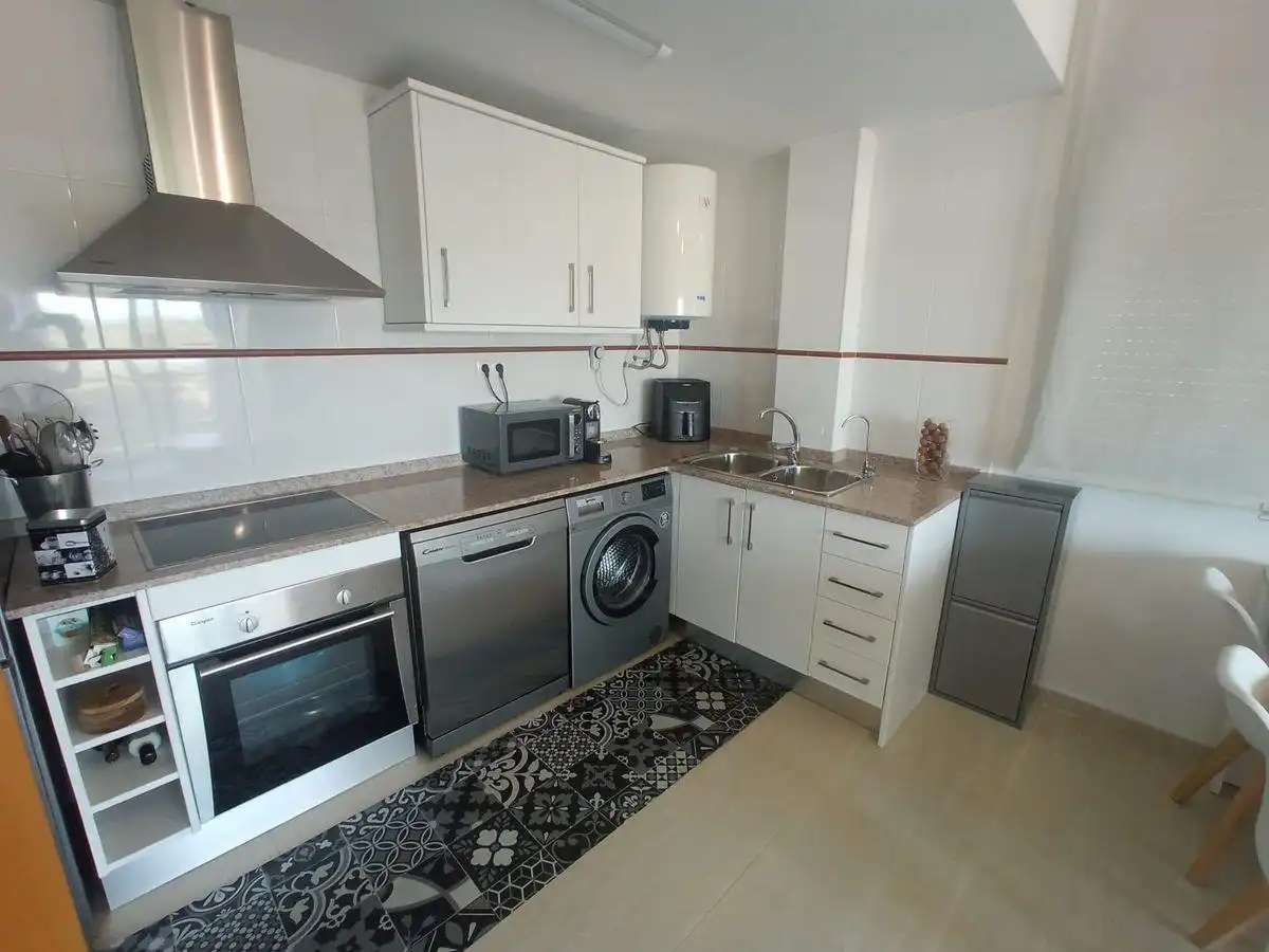 Kitchen of Flat for sale in La Ràpita  with Terrace, Balcony and Community pool