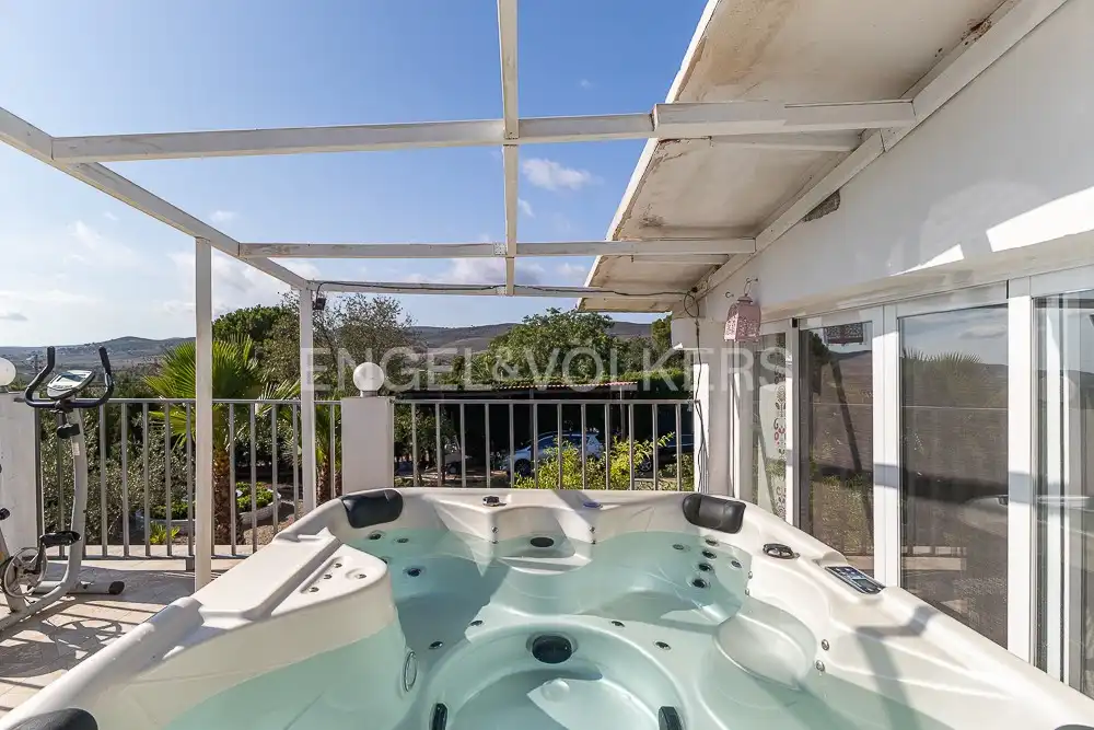 Terraza de Casa o chalet de alquiler en Turís con Aire acondicionado, Calefacción y Jardín privado
