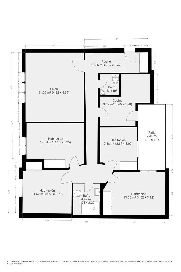 Piso en venta en  Pamplona / Iruña con Calefacción y Terraza