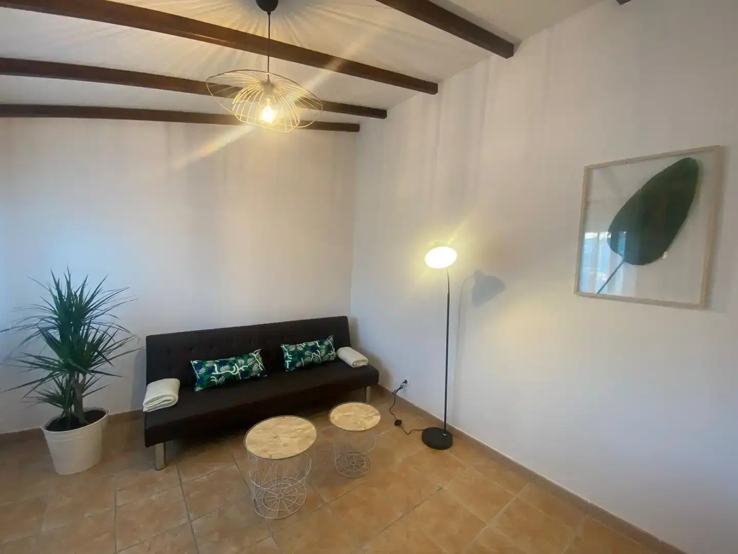 Wohnzimmer von Wohnung zur Miete in Corcubión mit Möbliert