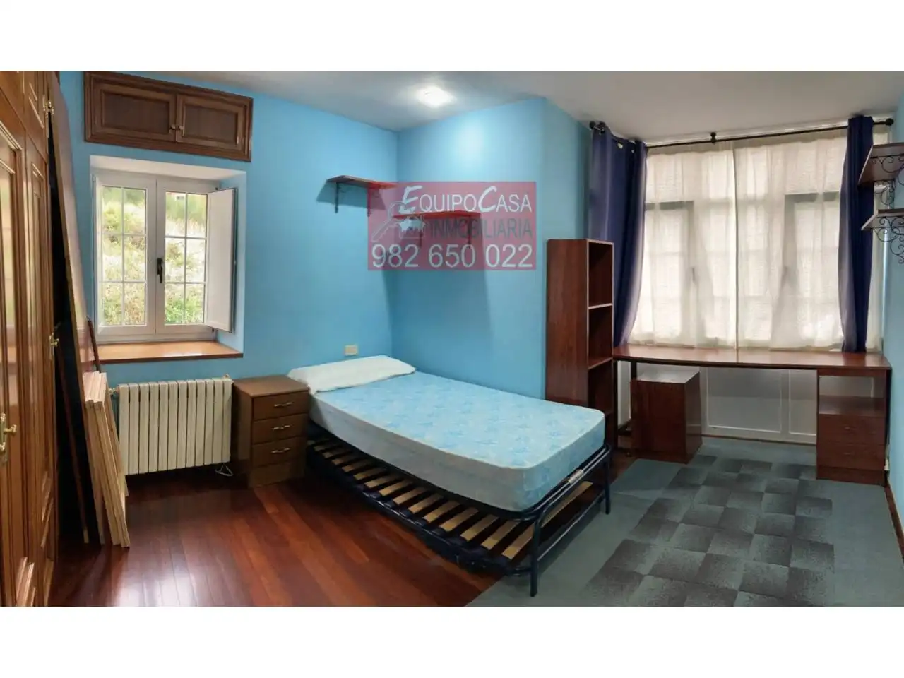 Habitación de Casa o chalet en venta en Lugo con Calefacción, Parquet y Amueblado